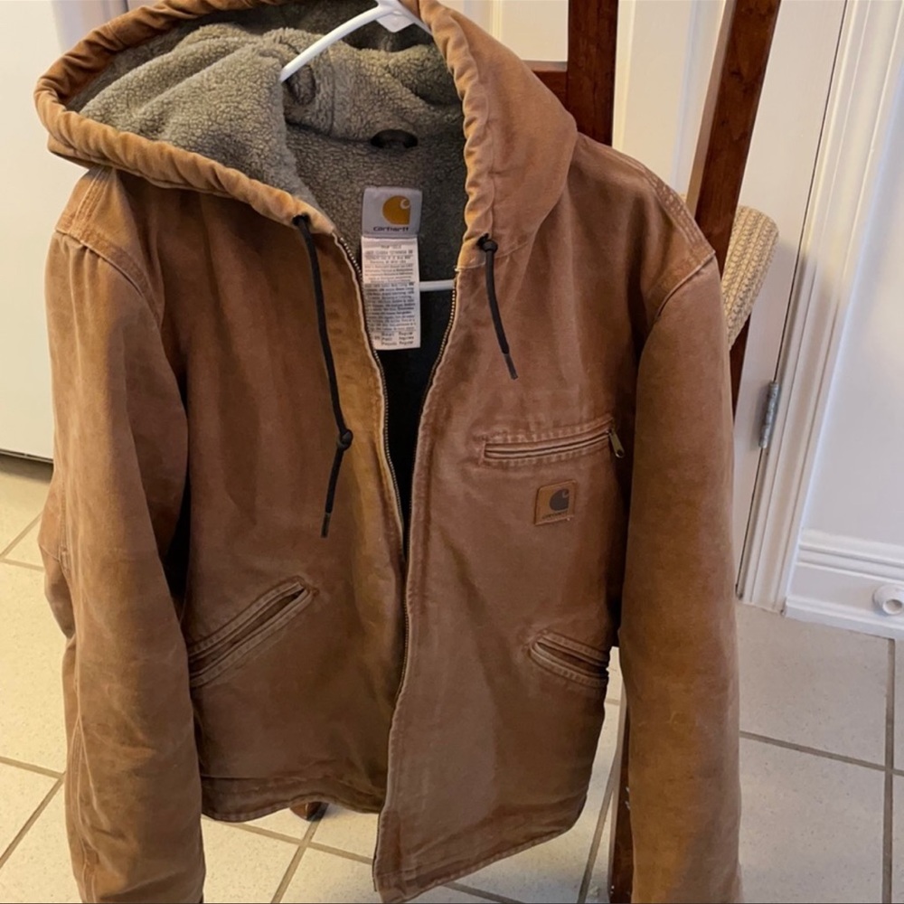 Carhartt Sherpa Lined Canvas Jacket